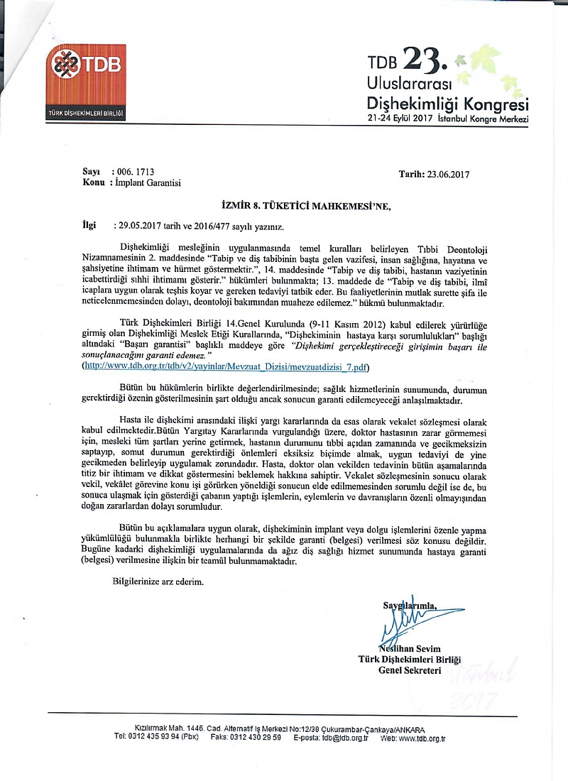 HİZMET SUNUMUNDA HASTAYA GARANTİ (BELGESİ) VERİLEMEYECEĞİ